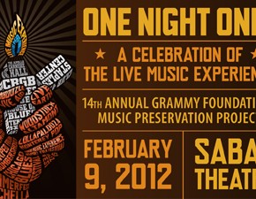 FEB 9: One Night Only: A Celebration of the Live Music Experience at Saban Theatre
